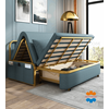 Sofa thông minh  kết hợp giường ngủ khung kim loại màu vàng